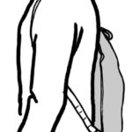 pack drawing side view