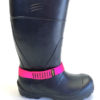 Pink Chicken loop strap on boot