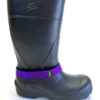 Purple Chicken loop strap on boot